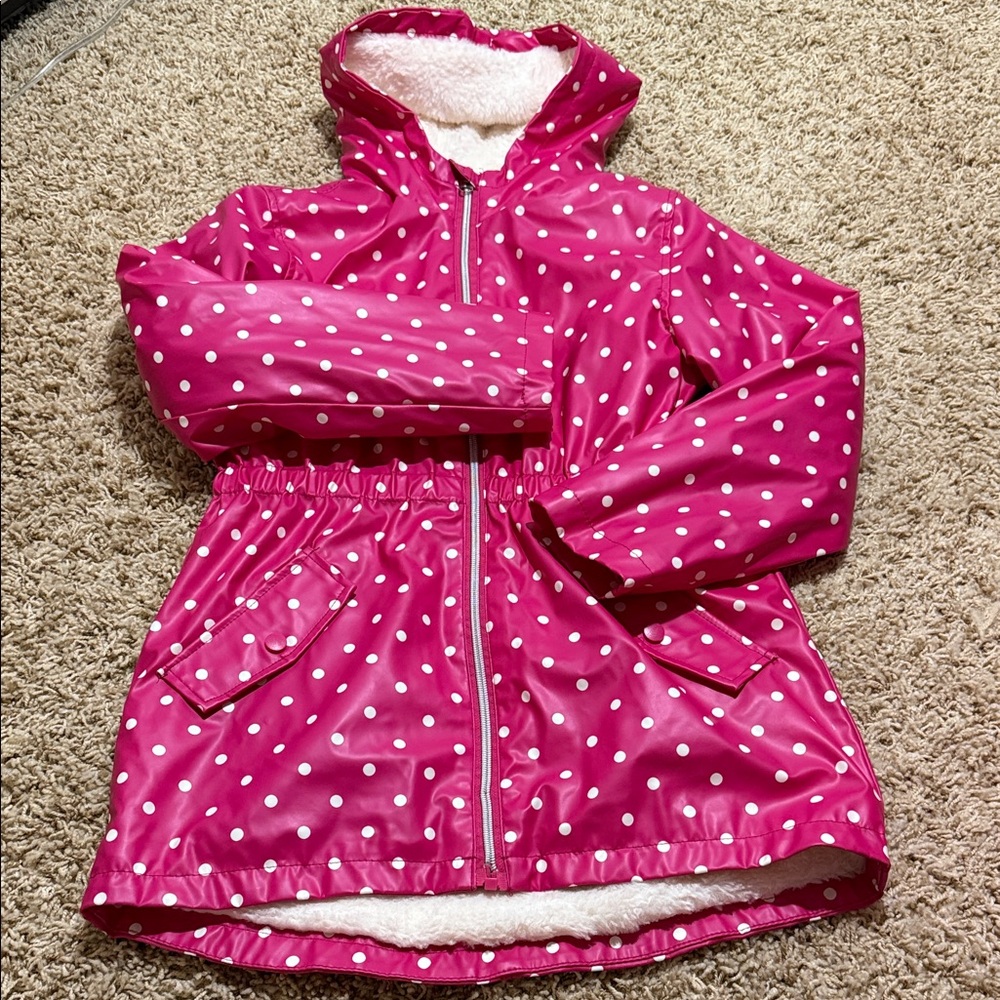 Pink Polka Dot Kids Jacket